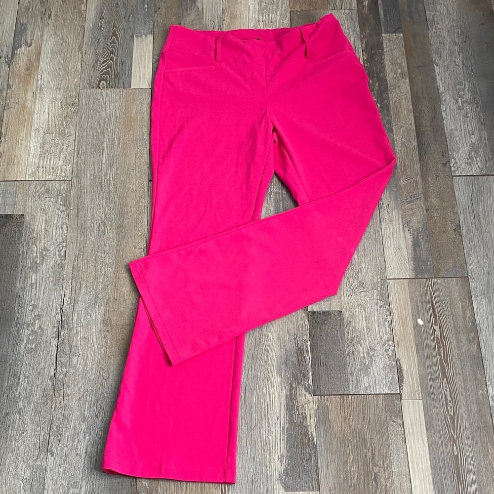 Soho Apparel Vibrant Pink Women's Trousers - Picture 4 of 12